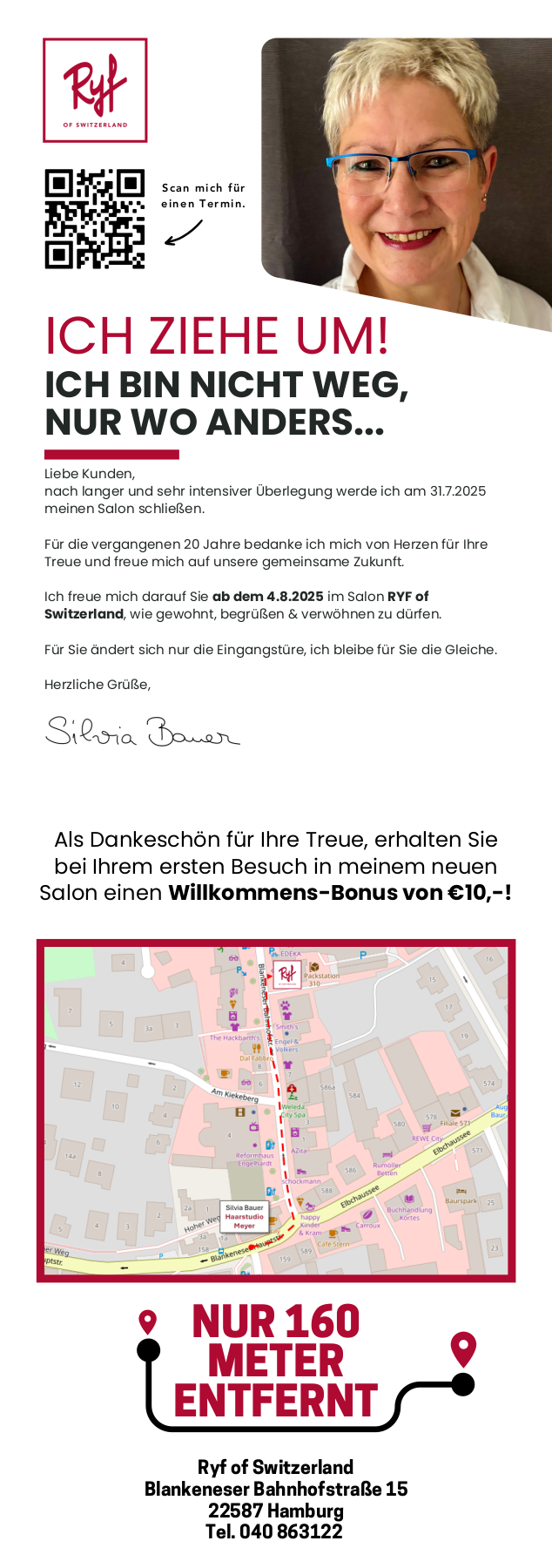 Ich ziehe um!